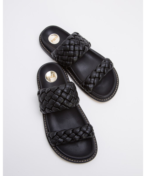 braided strap flat sandals