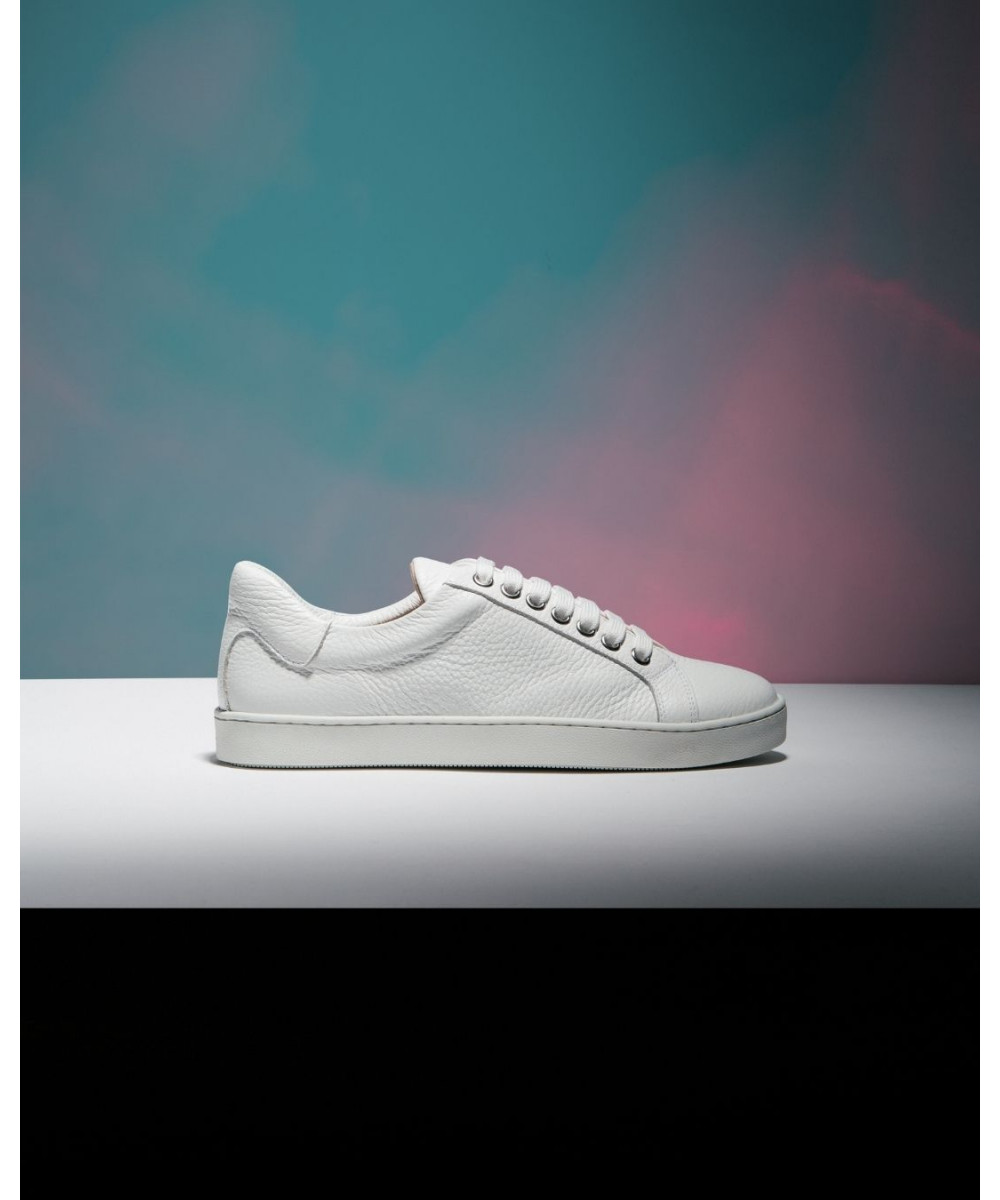 old navy white leather sneakers
