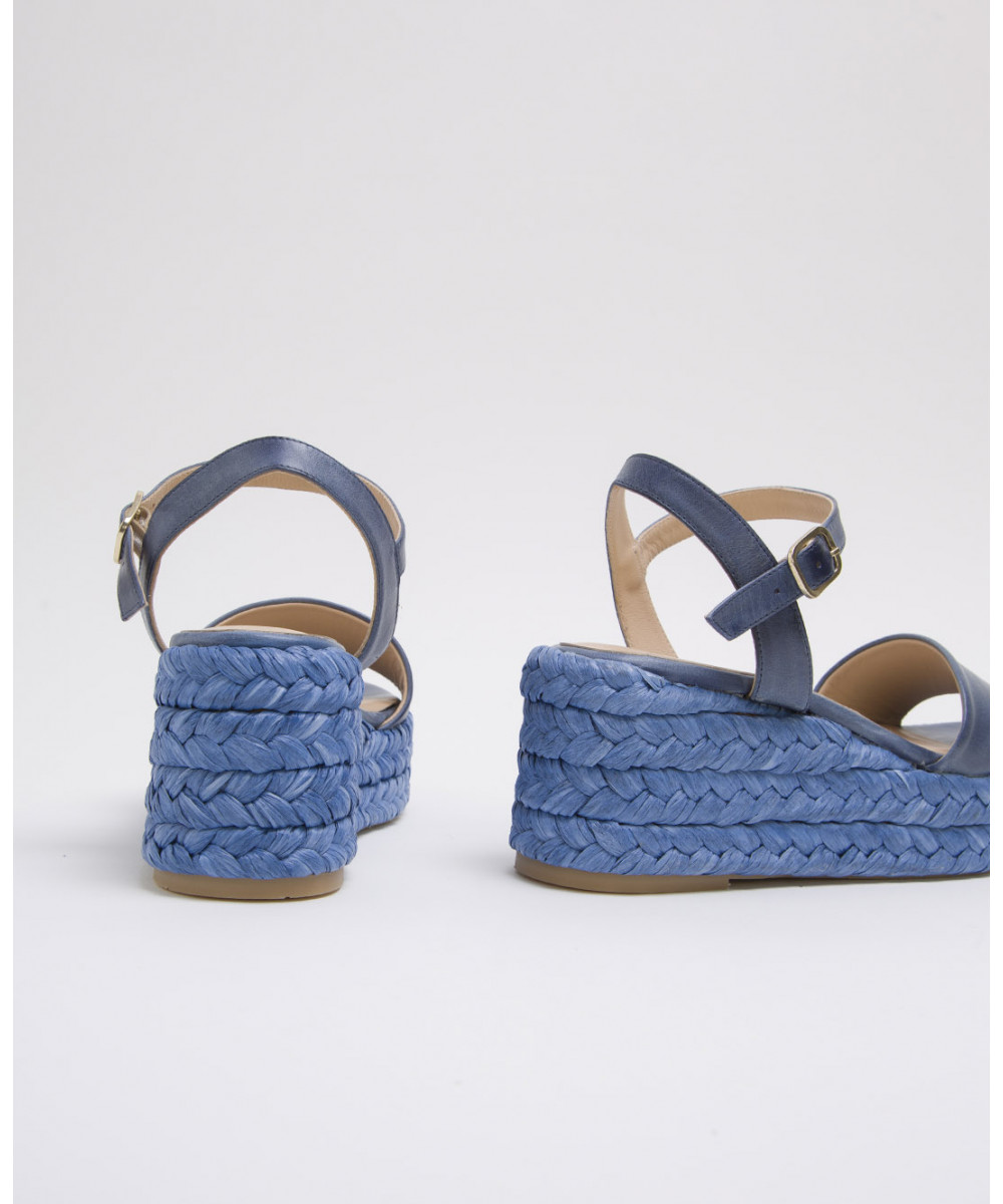 navy leather sandals ladies