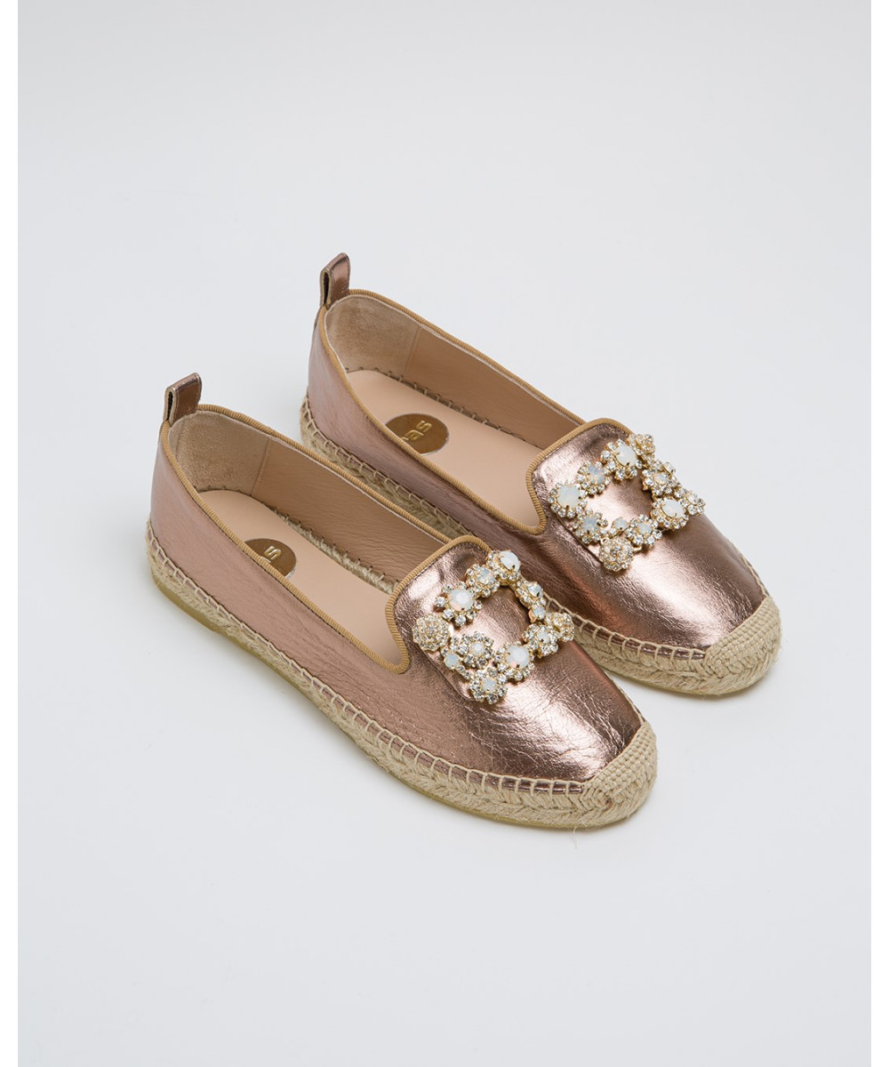 bronze espadrilles