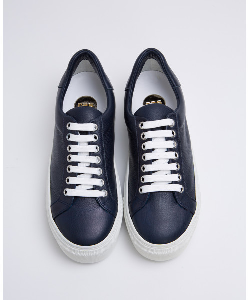 black shoe navy