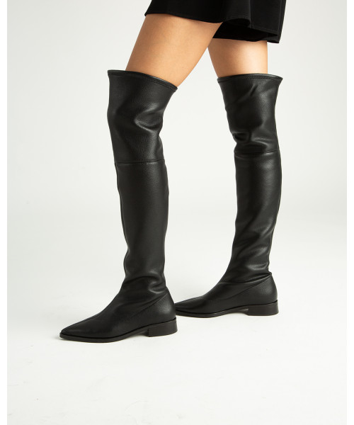 vegan over knee boots
