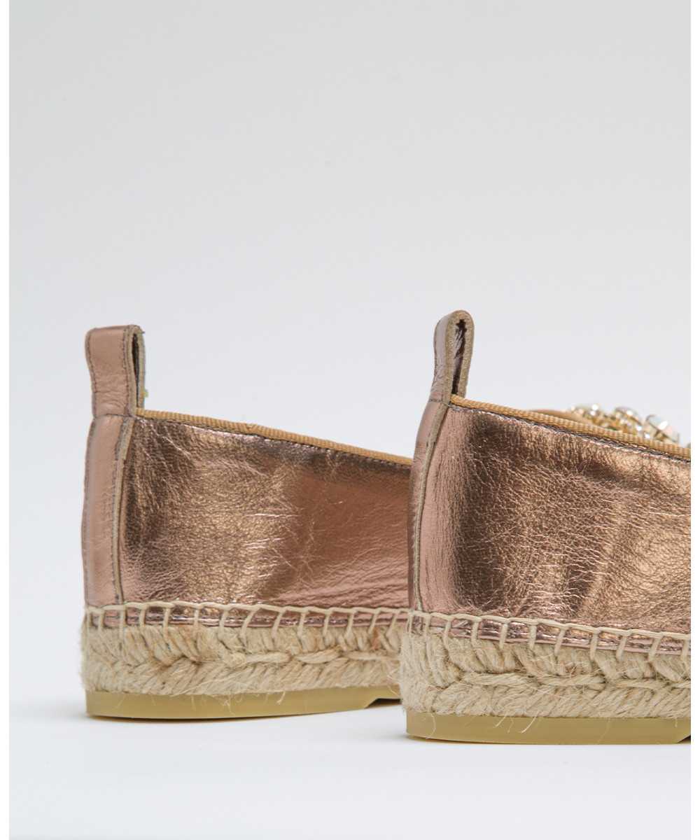 bronze espadrilles